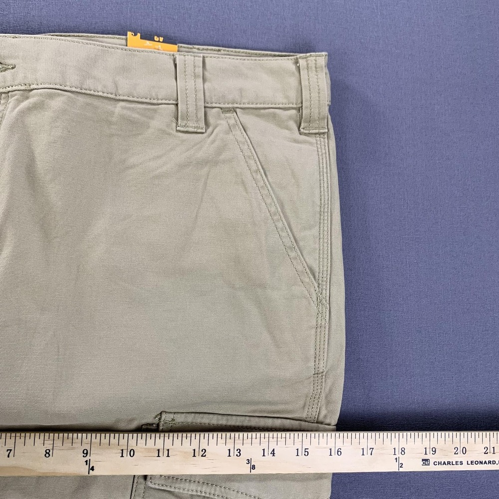 Carhartt Cargo Shorts Mens 42 Beige Rugged Flex Relaxed Fit Canvas Work - Picture 11 of 16